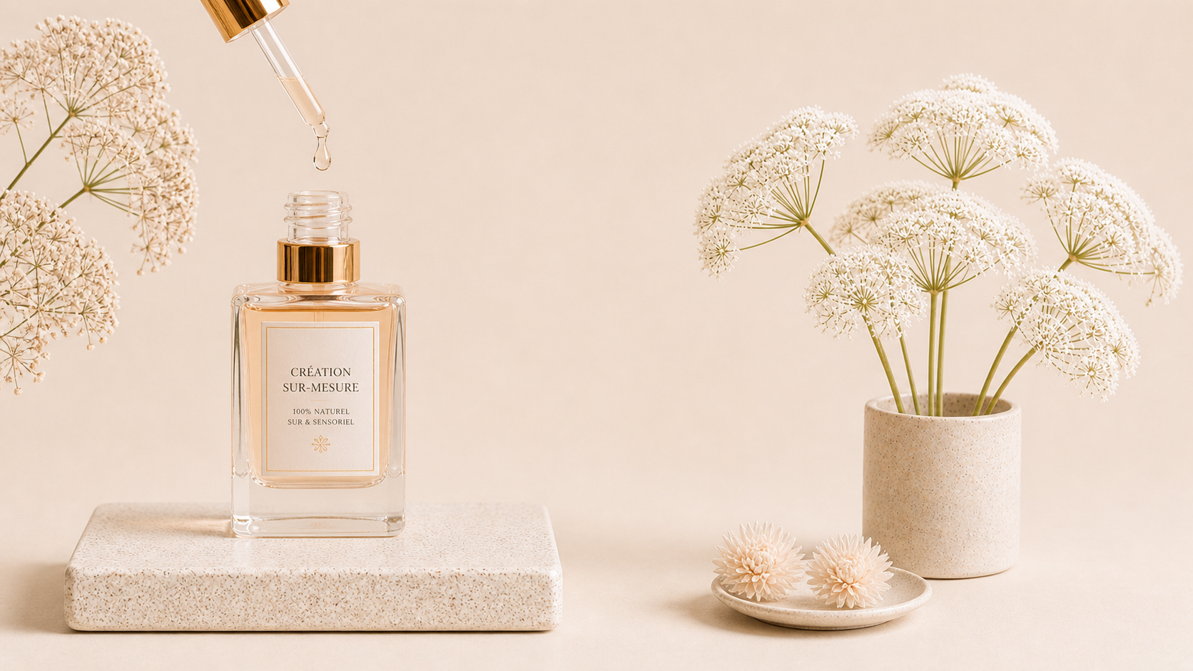 Flacon de parfum naturel Amayana — création sur-mesure 100% naturelle
